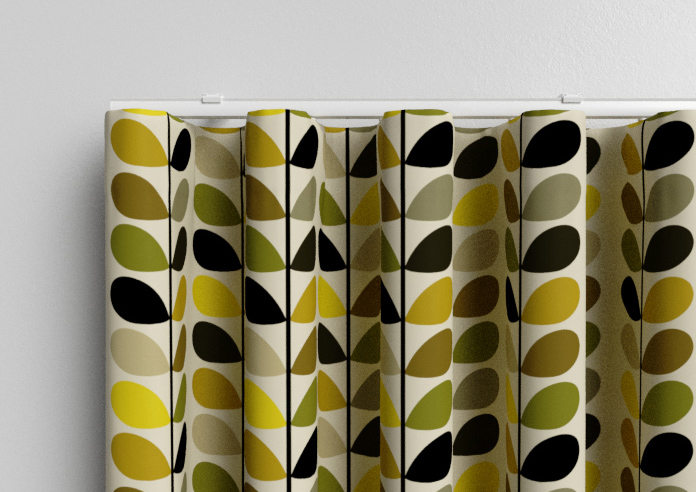 Orla Kiely Multi Stem, Yellow - Made to Measure Curtains - Image 13